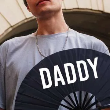 Elegant Large Folding Rave Hand Fan for Events and Gifts