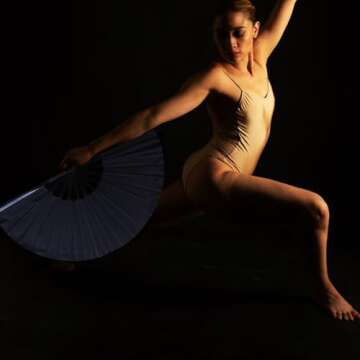 Elegant Large Folding Rave Hand Fan for Events and Gifts