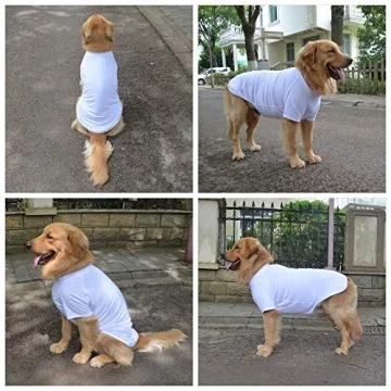 Lovelonglong Soft Cotton Dog T-Shirts for All Breeds