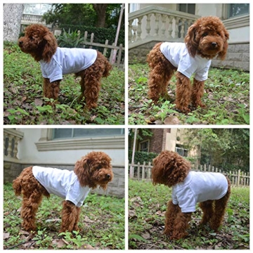 Lovelonglong Soft Cotton Dog T-Shirts for All Breeds