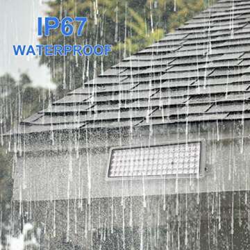 Kekeou 100W LED Flood Light (2 Pack), Outdoor Stadium Flood Lights, 11000lm 6500K IP67 Waterproof fo...