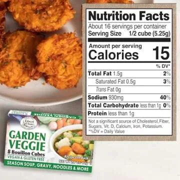 Edward & Son's Vegan Bouillon Cubes - Flavorful & Gluten-Free
