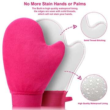 CeleCily Self Tanning Mitt Applicator Self Tanner Mitt Applicator Tanning Mitts Self Tanner Mit Self Tanning Glove For Self Tan Mitt Applicator Sunless Tanner Mitt Self Tanner Glove Self Tan Mit