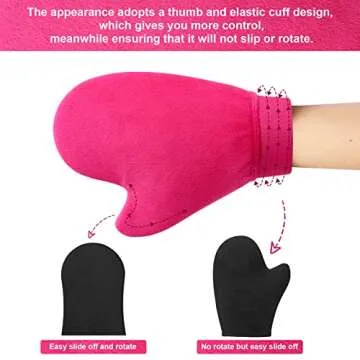 CeleCily Self Tanning Mitt Applicator Self Tanner Mitt Applicator Tanning Mitts Self Tanner Mit Self Tanning Glove For Self Tan Mitt Applicator Sunless Tanner Mitt Self Tanner Glove Self Tan Mit