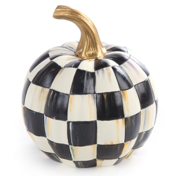 MacKenzie-Childs Mini Decorative Pumpkin for Elegant Autumn Decor