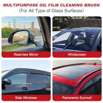Oil Film Remover & Glass Coating Set for Cars - 2024
