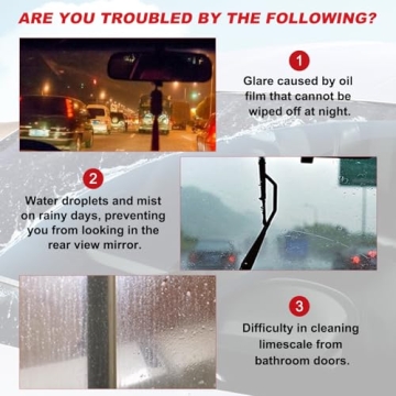 Oil Film Remover & Glass Coating Set for Cars - 2024