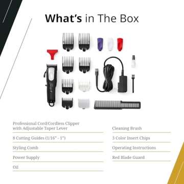 Wahl Sterling 4 Cordless Clipper with 100-Minute Runtime