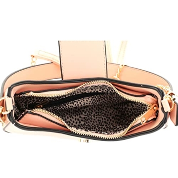 Trendeology Classy Vegan Leather Round Clutch Purse