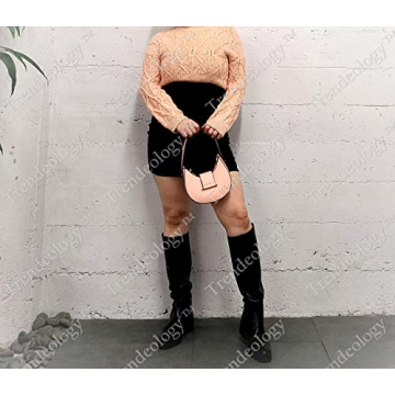 Trendeology Classy Vegan Leather Round Clutch Purse