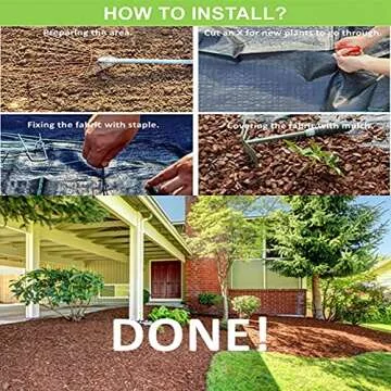 TIIDOW Pro Weed Barrier Landscape Fabric 3ftX100ft