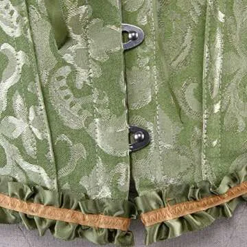 Zhitunemi Floral Corset Top for Women - Plus Size Lingerie