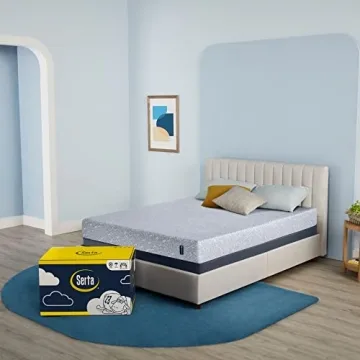 Serta Twin Cooling Gel Memory Foam Mattress - Comfortable Sleep
