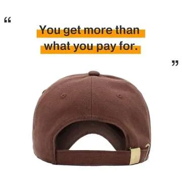 KB-LOW BRN Classic Cotton Dad Hat Adjustable Plain Cap. Polo Style Low Profile (Unstructured) (Classic) Brown Adjustable