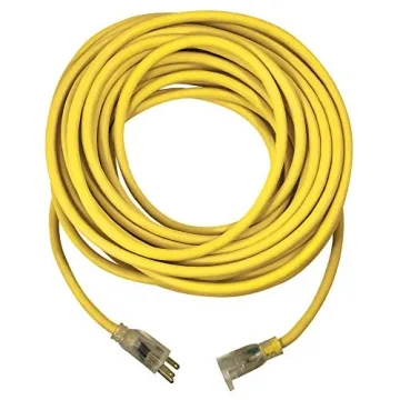 U.S. Wire Illuminated 25 Ft Extension Cord Yellow Heavy Duty