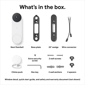 Google Nest Wired Doorbell Camera - Security Solution