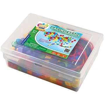 Kids First Math: Lacing Beads Math Kit w/ Activity Cards | Develop Skills in Counting, Sorting, Sequencing, Pattern Recognition | Visual Hands-on Math for At-Home or Classroom Learning, Ages 3+