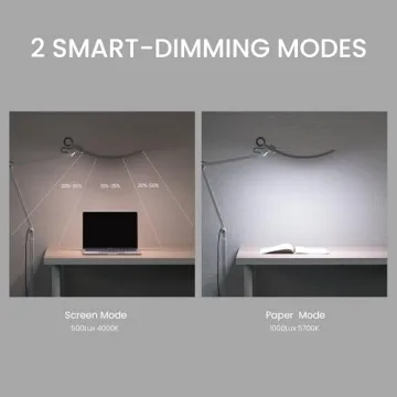 BenQ e-Reading Floor Lamp | Mat Silver Smart Design and Comfort