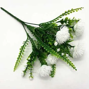 CATTREE Artificial Dandelion Plants for Indoor Outdoor Decor