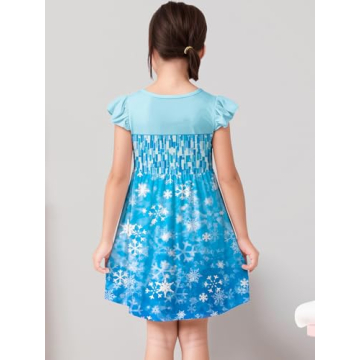 Buy LQSZ Girls Nightgown Flutter Sleeves for Your Princess