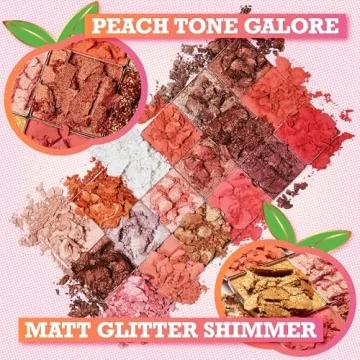 Highly Pigmented Tintark Peach Please Eyeshadow Palette