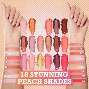 Highly Pigmented Tintark Peach Please Eyeshadow Palette