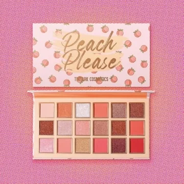Highly Pigmented Tintark Peach Please Eyeshadow Palette