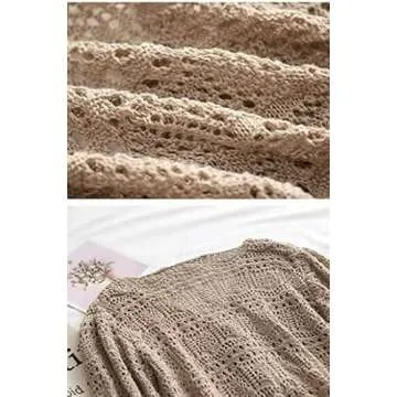 Cottagecore Blouse Crochet Top Cottagecore Clothing Grunge Fairy Clothes Aesthetic Fairycore Clothing (Green,One Size)