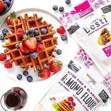 Wholesome Yum Besti Natural Sugar Substitute - Keto Granulated Monk Fruit Sweetener Blend With Allulose (No Erythritol) - Non GMO, Zero Calorie, Zero Carb, Sugar Free, No Aftertaste (12 oz)