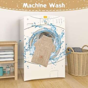 Knit Turtleneck Dog Sweater for Small Medium Large Dogs, Warm Puppy Clothes for Fall Winter, Cozy Sweatshirts Dog Coats