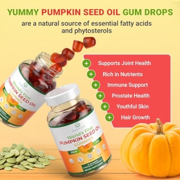 Sugar-Free Pumpkin Seed Oil Gummies - 4,000mg for Health