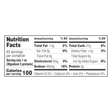 Utz Sourdough Specials Pretzels 63 oz Barrel Crunchy Snack