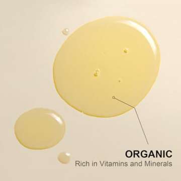 Yoken Pure Jojoba Oil EWG Verified 16 fl oz, 100% Natural Jojoba Oil for Hair, Skin & Face, Cold Pressed Unrefined, Deeply Moisturizing Body Oil Jojoba Carrier Oil for Essential Oils Mixing