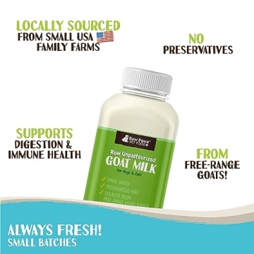 Raw Paws Goat Milk for Dogs & Cats - Nutritional Topper