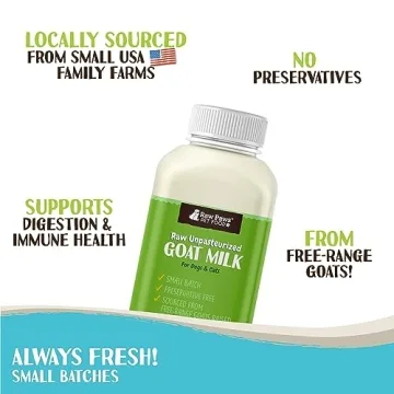 Raw Paws Goat Milk for Dogs & Cats - Nutritional Topper