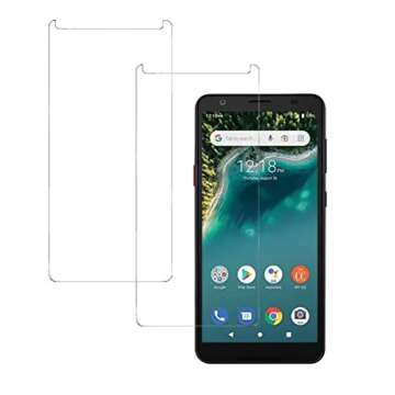 VIESUP for ZTE Avid 589 Tempered Glass Screen Protector, [2Pack] 9 Hardness HD Easy Installation No-Bubble Anti-Scratch Screen Tempered Glss Film for Consumer Cellular ZTE Avid 589