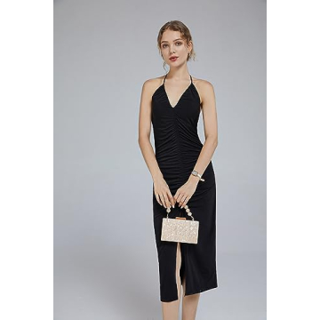 Elegant Menurra Acrylic Clutch Purse for Weddings & Parties