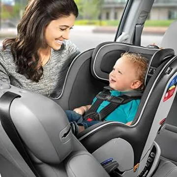 Chicco NextFit Zip Convertible Car Seat, Rear-Facing Seat for Infants 5-40 lbs., Forward-Facing Todd...