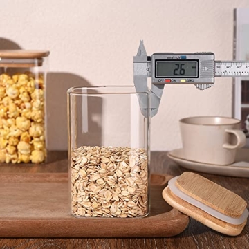 Glass Jars with Lids for Airtight Food Storage