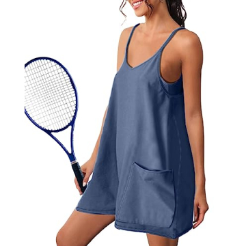 NATRAKI Athletic Dress for Women Stylish Mini Romper