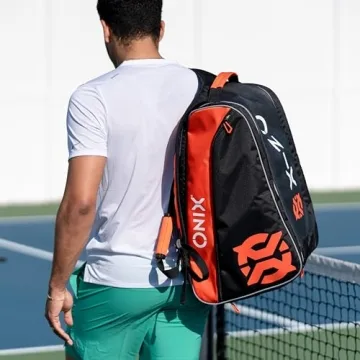 ONIX Pickleball Pro Team Paddle Bag with Pockets and Durability