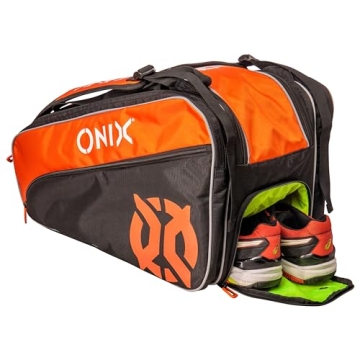 ONIX Pickleball Pro Team Paddle Bag with Pockets and Durability