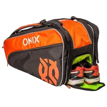 ONIX Pickleball Pro Team Paddle Bag with Pockets and Durability