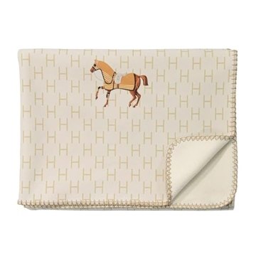 Croker Horse 31x60'' Throw Blanket Shawl - Luxury Yellow Horse Soft Thickened Sheep Cashmere Blanket...