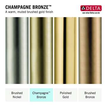 Delta Faucet Trinsic Gold Kitchen Faucet, Kitchen Faucets with Pull Down Sprayer, Kitchen Sink Faucet, Gold Faucet for Kitchen Sink with Magnetic Docking Spray Head, Champagne Bronze 9159-CZLS-DST