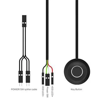 DKE PC Power Button with 2m Cable for Easy Control