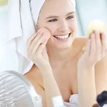 BTYMS 10 Pieces Makeup Sponge Blenders Beauty Sponges Egg Shaped Blending Sponge Foundation Applicator Cosmetic Sponges