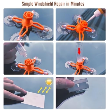 Instant Windshield Repair Kit for Chips and Cracks