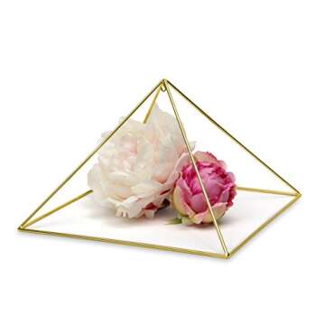 Finest Quality 51 Degree 9" 24k Gold-Plated Copper Meditation Pyramid for Healing