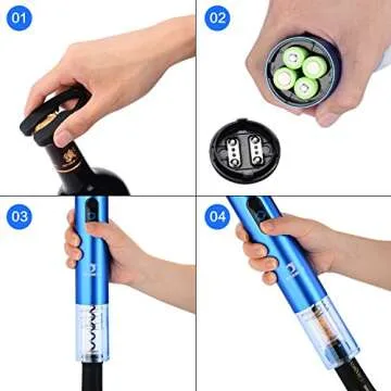 Effortless SANMAS Electric Wine Opener - Perfect Gift